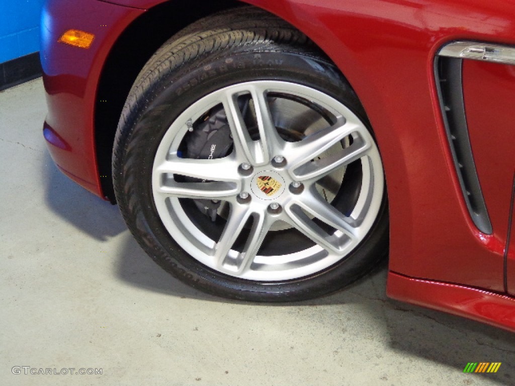 2011 Panamera 4 - Ruby Red Metallic / Luxor Beige photo #9