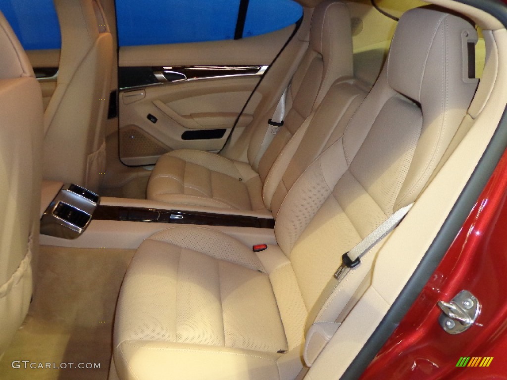 2011 Panamera 4 - Ruby Red Metallic / Luxor Beige photo #24