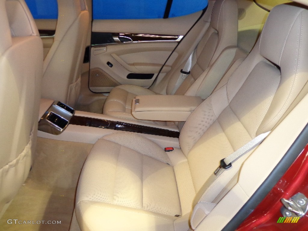 2011 Panamera 4 - Ruby Red Metallic / Luxor Beige photo #25