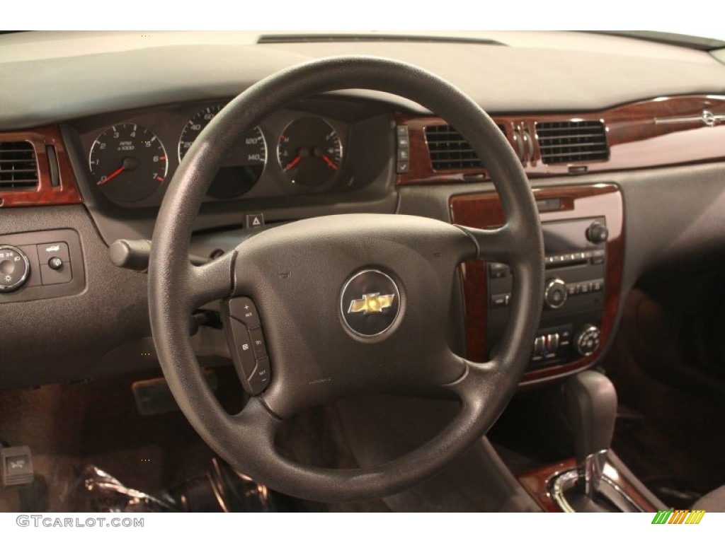 2008 Chevrolet Impala LT Ebony Black Steering Wheel Photo #79220797