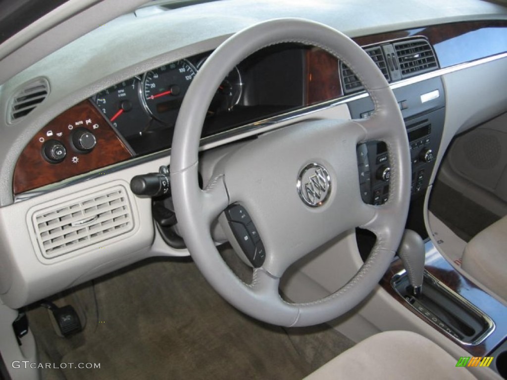 2008 Buick LaCrosse CX Titanium Steering Wheel Photo #79220860