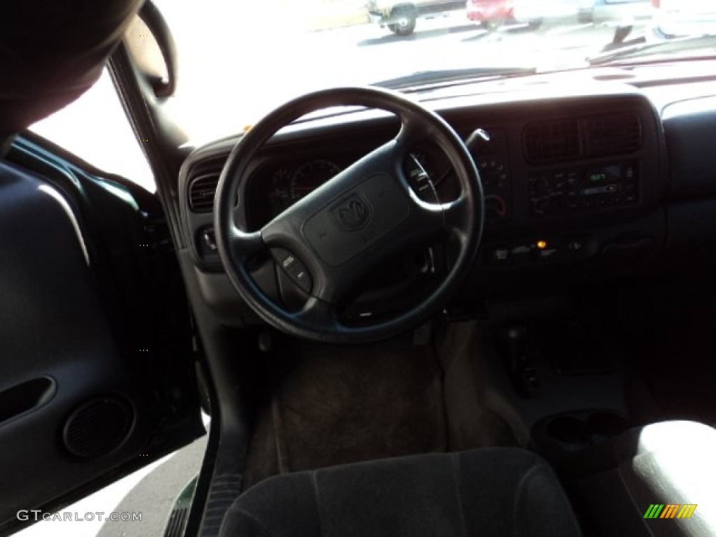 2000 Dakota Sport Extended Cab 4x4 - Forest Green Pearl / Agate photo #4