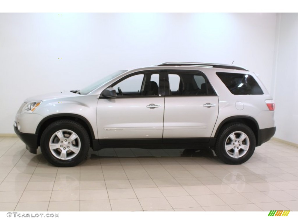 Liquid Silver Metallic 2008 GMC Acadia SLE AWD Exterior Photo #79221853