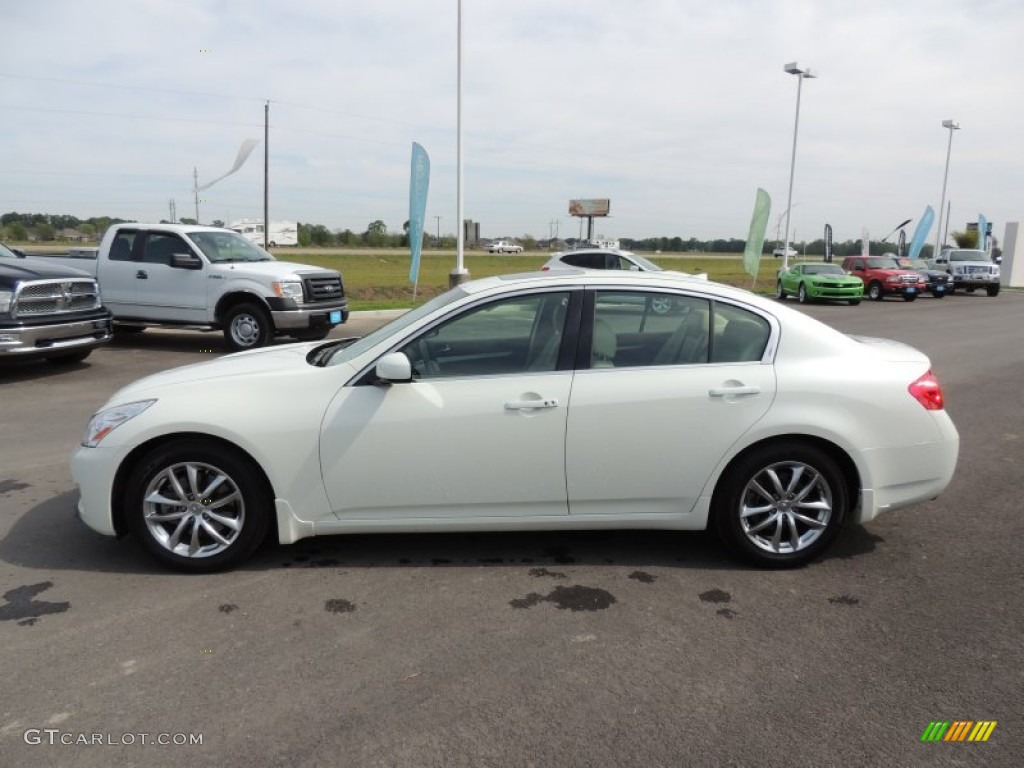 Ivory Pearl 2007 Infiniti G 35 Journey Sedan Exterior Photo #79222051