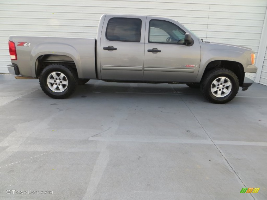 2008 Sierra 1500 SLE Crew Cab 4x4 - Medium Brown Metallic / Ebony photo #3