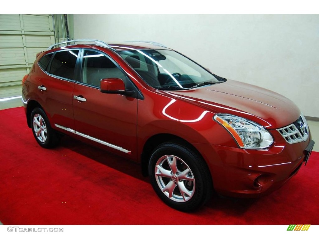 Cayenne Red 2011 Nissan Rogue SV Exterior Photo #79223046