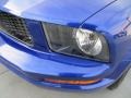 2005 Sonic Blue Metallic Ford Mustang V6 Premium Convertible  photo #10