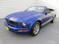 2005 Sonic Blue Metallic Ford Mustang V6 Premium Convertible  photo #41