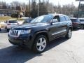 2011 Brilliant Black Crystal Pearl Jeep Grand Cherokee Overland 4x4  photo #3