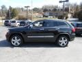 2011 Brilliant Black Crystal Pearl Jeep Grand Cherokee Overland 4x4  photo #4