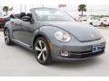 2013 Platinum Gray Metallic Volkswagen Beetle Turbo Convertible  photo #1