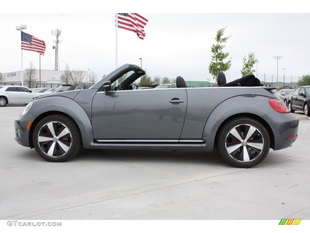 Platinum Gray Metallic 2013 Volkswagen Beetle Turbo Convertible Exterior Photo #79224844