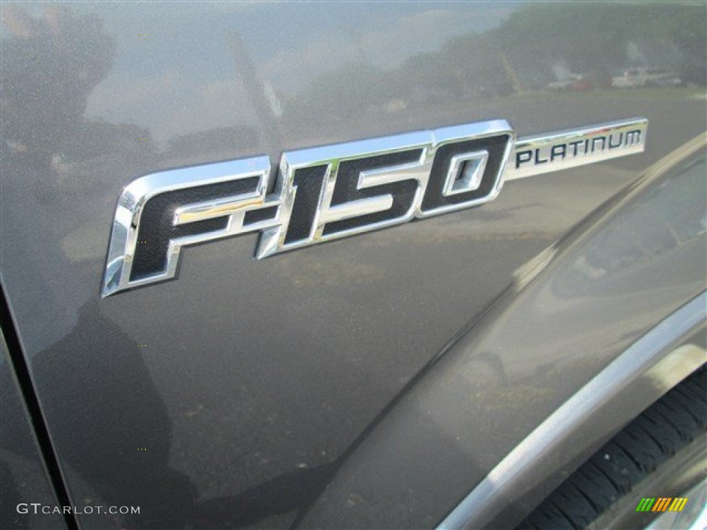 2009 F150 Platinum SuperCrew 4x4 - Sterling Grey Metallic / Medium Stone Leather/Sienna Brown photo #2