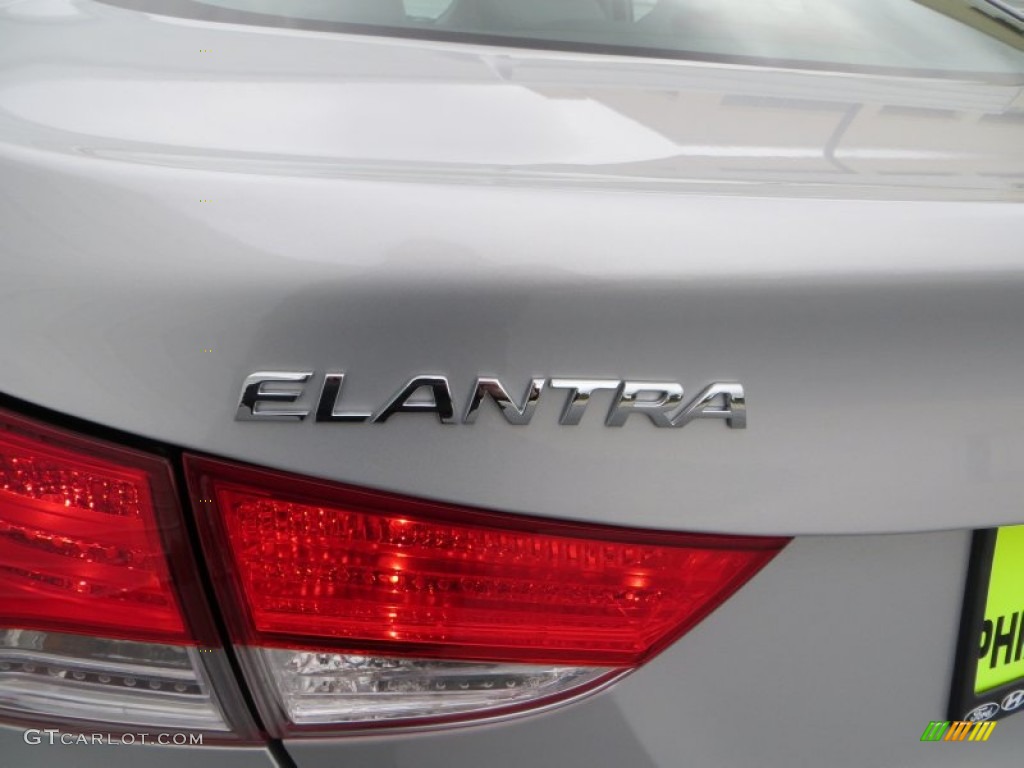 2013 Elantra GLS - Shimmering Air Silver / Gray photo #6