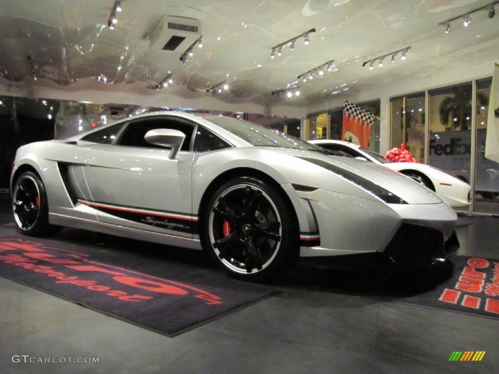 2005 Gallardo Coupe - Grigio Altair (Silver) / Nero Perseus photo #4