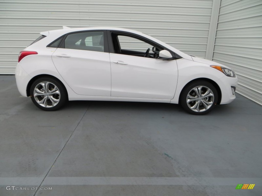 2013 Elantra GT - Monaco White / Black photo #3