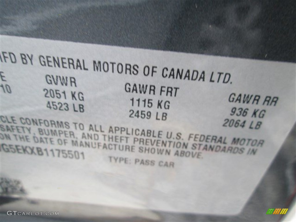 2011 Impala LT - Cyber Gray Metallic / Gray photo #20