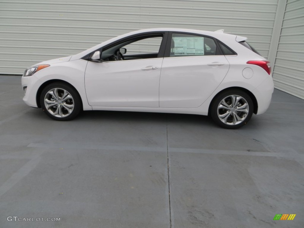 2013 Elantra GT - Monaco White / Black photo #8