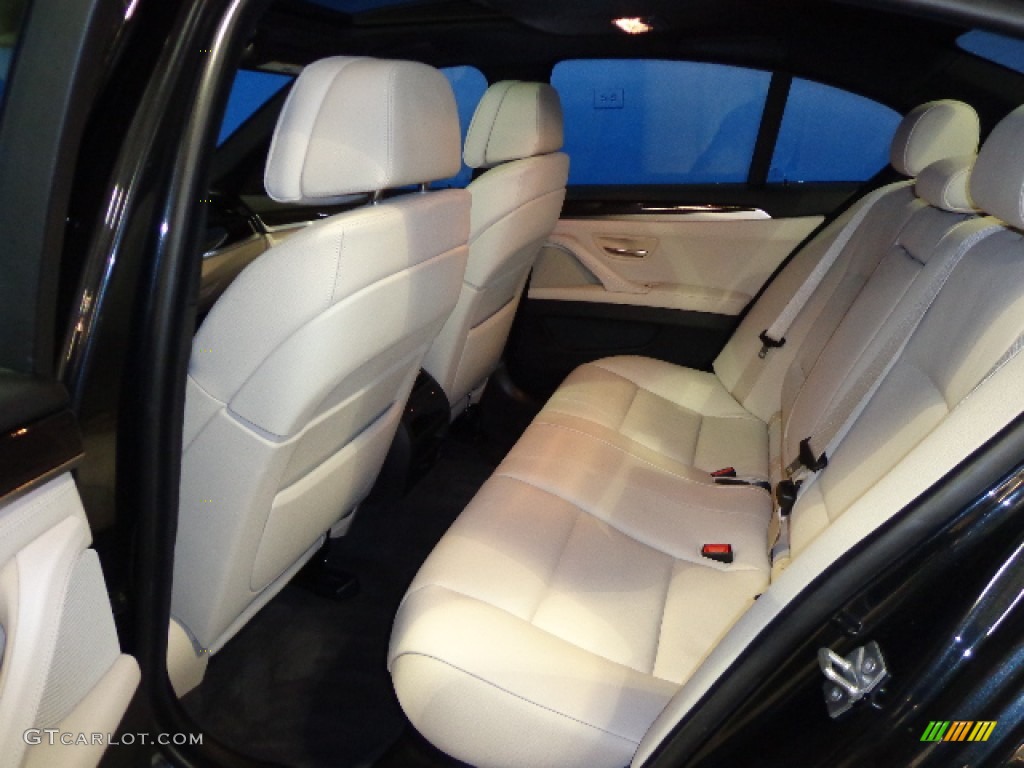 2012 BMW 5 Series 535i xDrive Sedan Rear Seat Photo #79226743