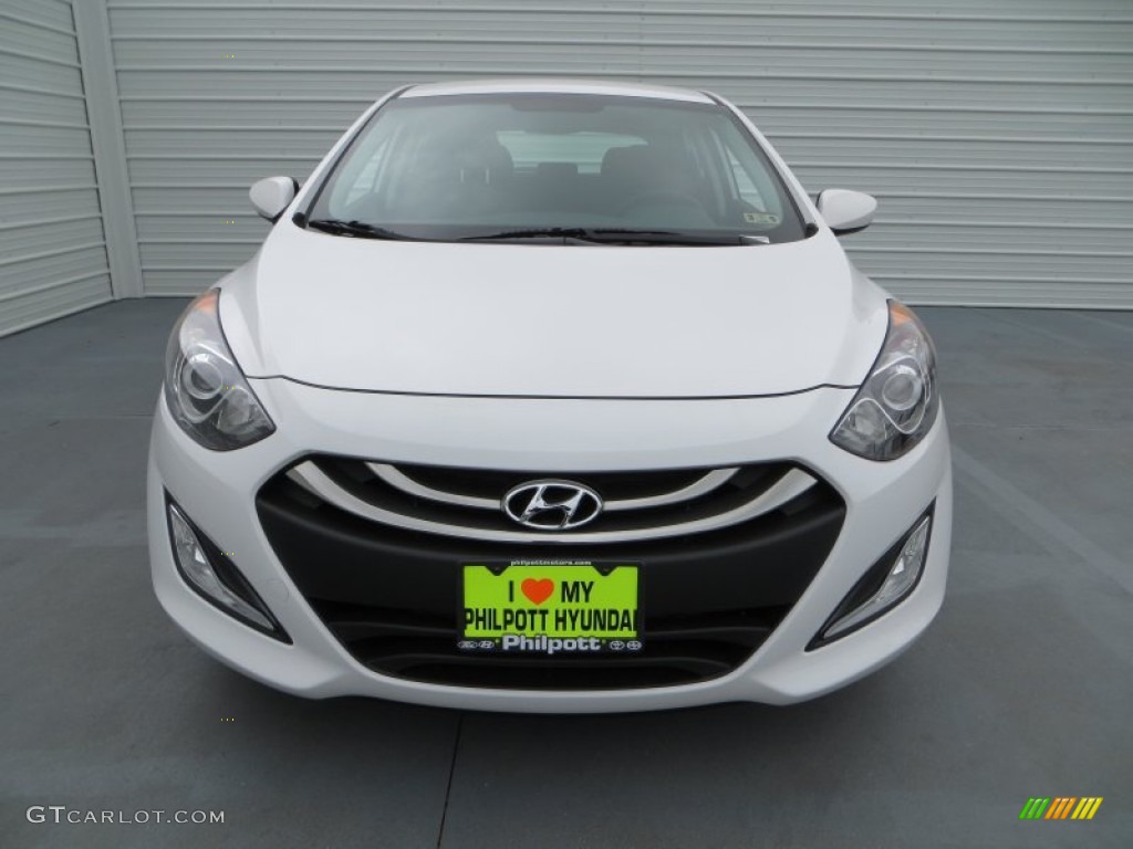 2013 Elantra GT - Monaco White / Black photo #10