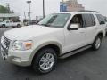 2010 White Suede Ford Explorer Eddie Bauer  photo #5