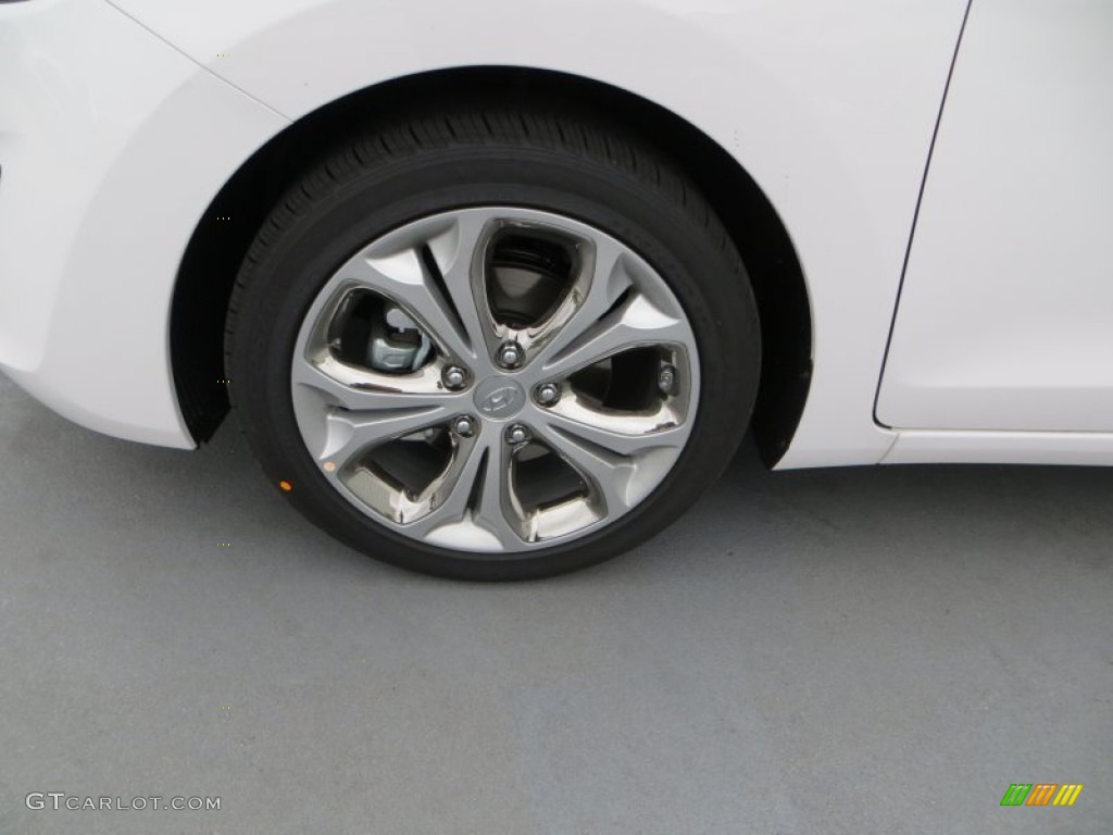 2013 Elantra GT - Monaco White / Black photo #13