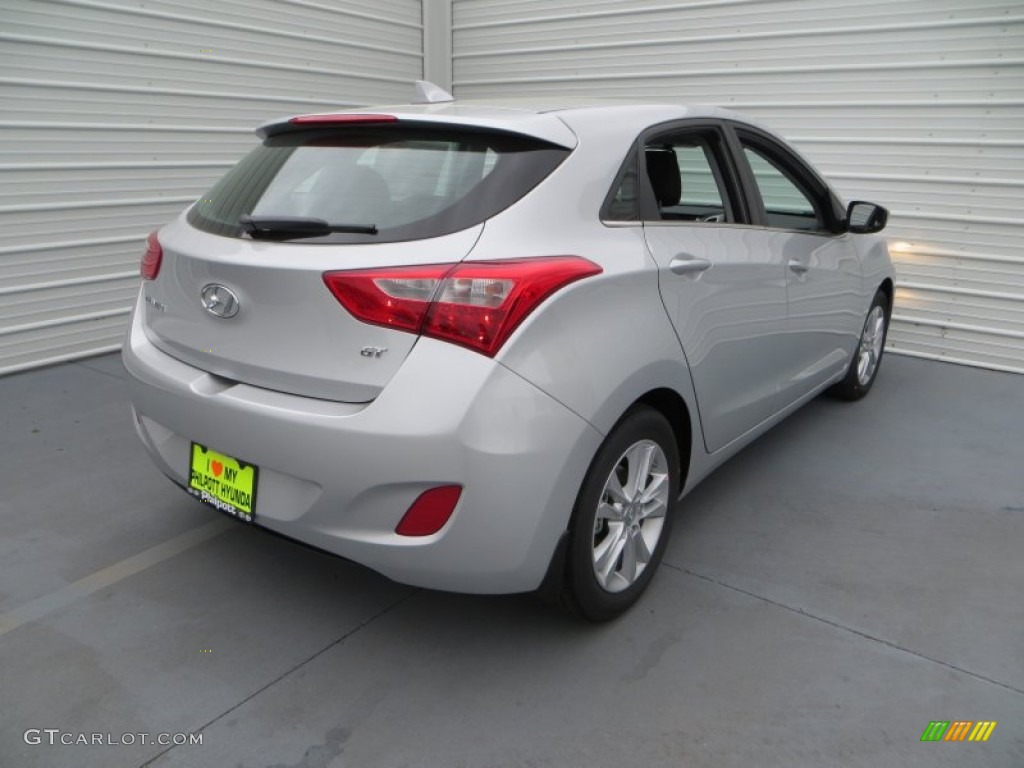 2013 Elantra GT - Shimmering Air Silver / Black photo #4