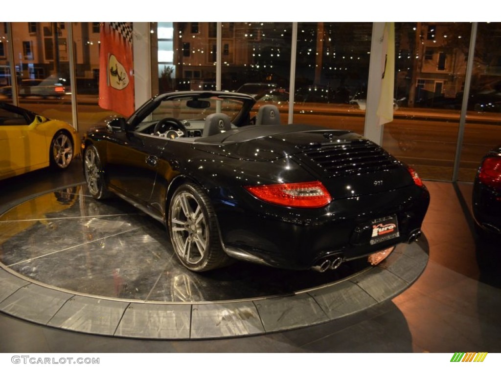 2012 911 Black Edition Cabriolet - Black / Black photo #24