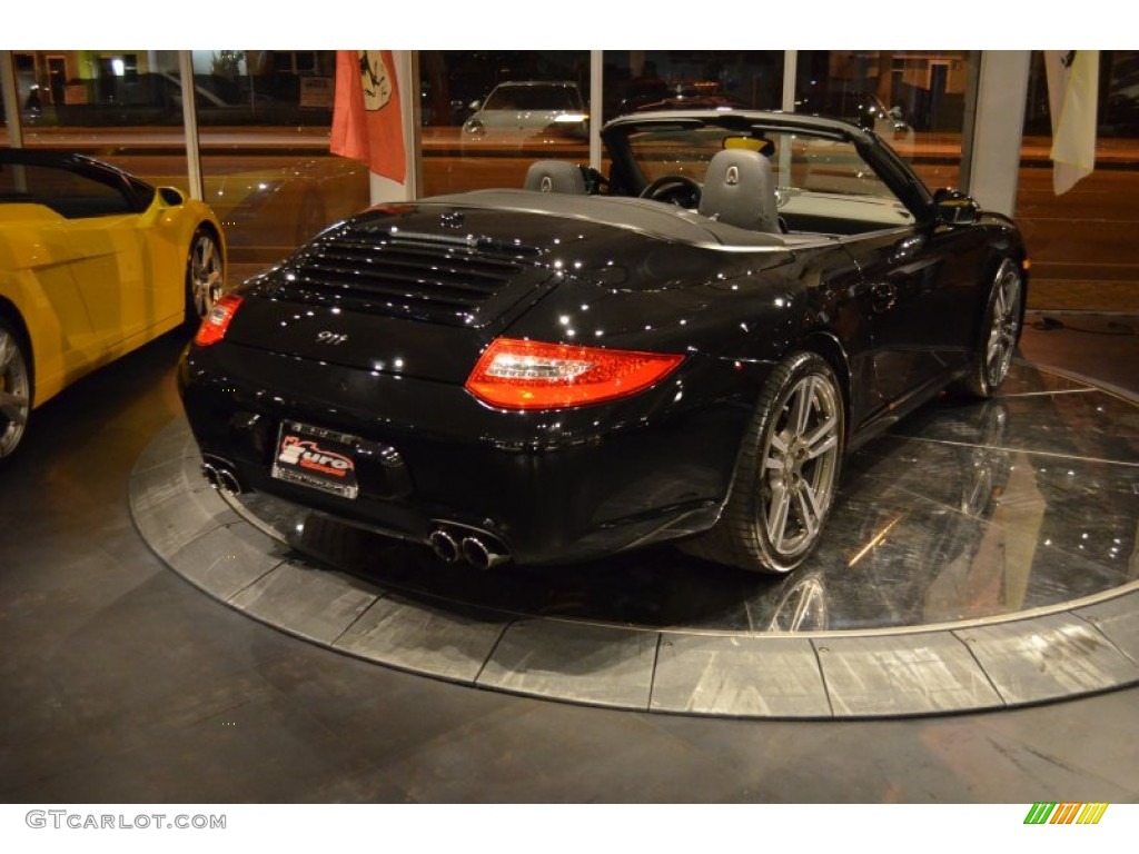 2012 911 Black Edition Cabriolet - Black / Black photo #25