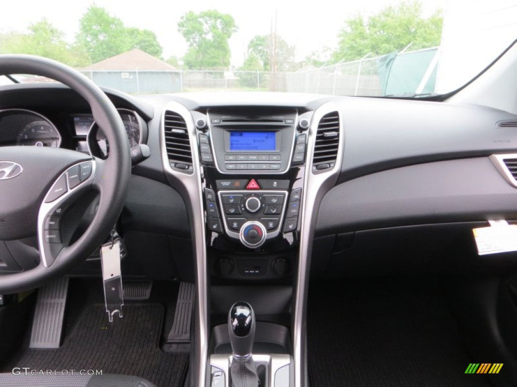 2013 Elantra GT - Shimmering Air Silver / Black photo #25