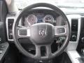 2010 Dodge Ram 1500 Dark Slate Gray Interior Steering Wheel Photo