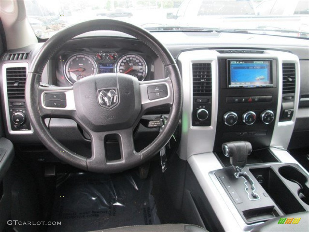 2010 Dodge Ram 1500 Sport Crew Cab 4x4 Dark Slate Gray Dashboard Photo #79228051