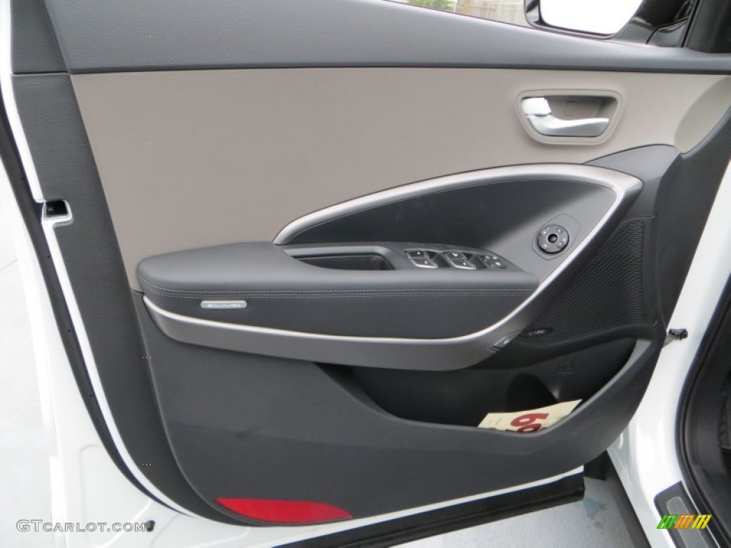 2013 Hyundai Santa Fe Sport 2.0T Gray Door Panel Photo #79229674