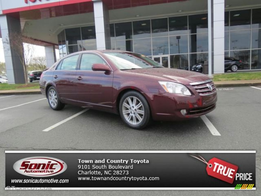 2007 Avalon Limited - Cassis Red Pearl / Light Gray photo #1