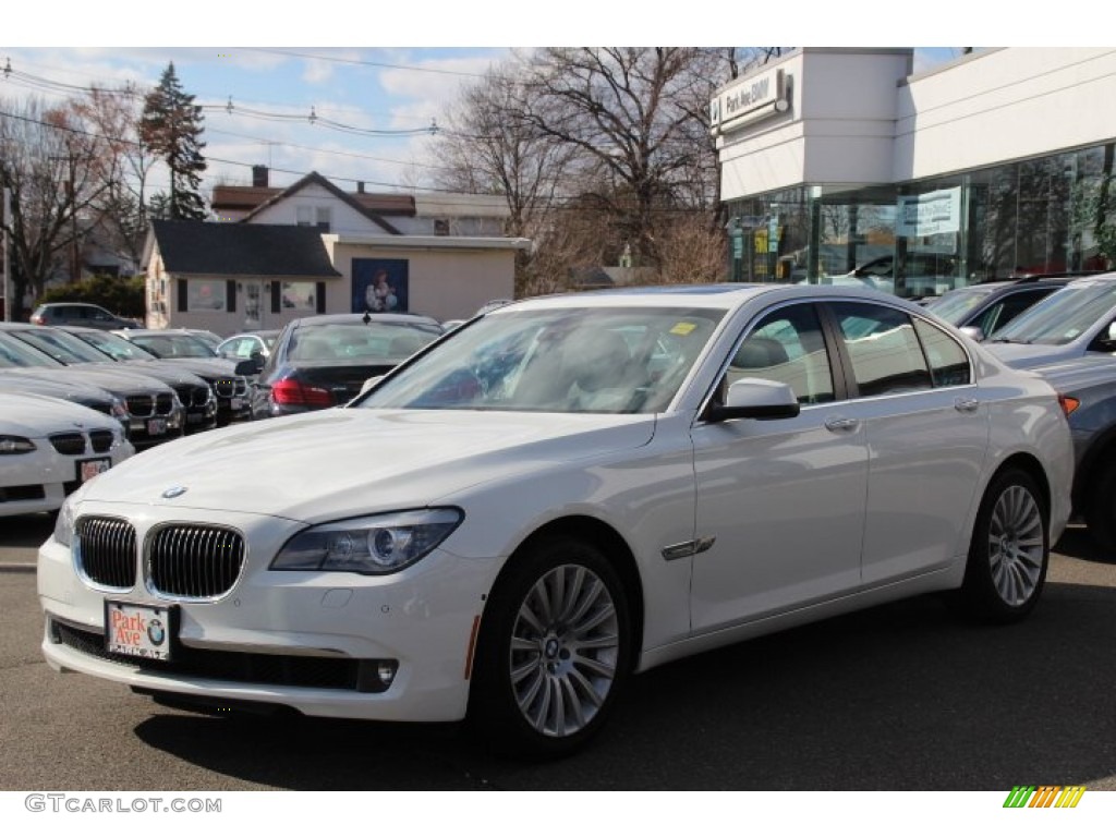 2012 7 Series 750i xDrive Sedan - Alpine White / Black photo #1