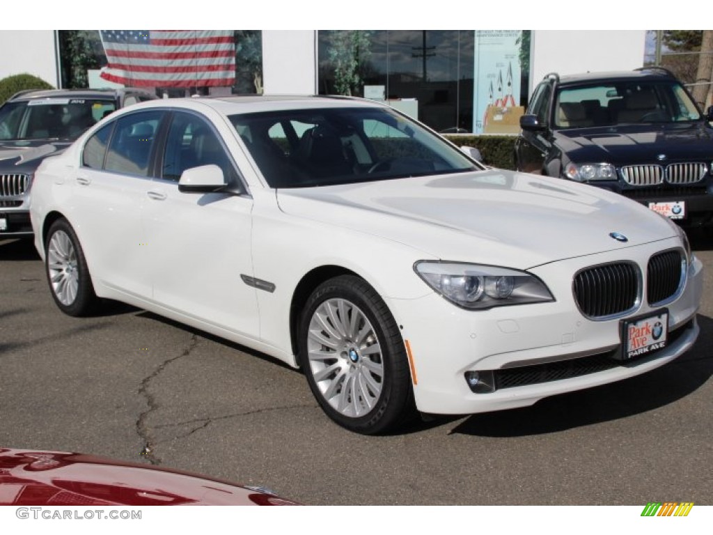 2012 7 Series 750i xDrive Sedan - Alpine White / Black photo #3