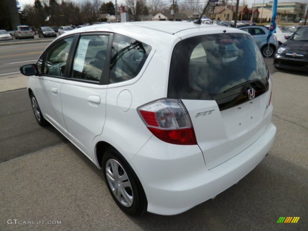 Taffeta White 2010 Honda Fit Standard Fit Model Exterior Photo #79230470