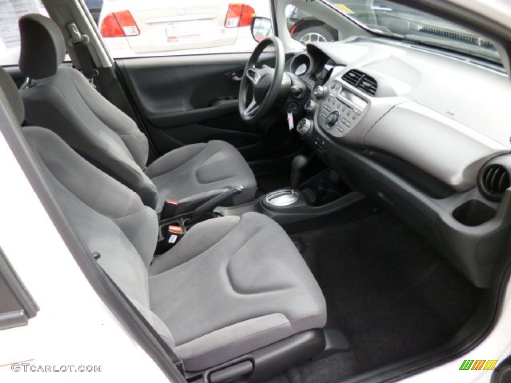 Gray Interior 2010 Honda Fit Standard Fit Model Photo #79230553