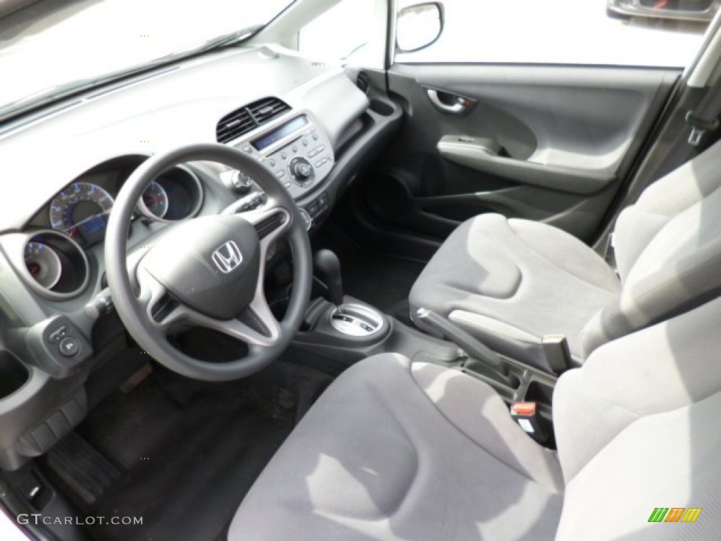 Gray Interior 2010 Honda Fit Standard Fit Model Photo #79230674