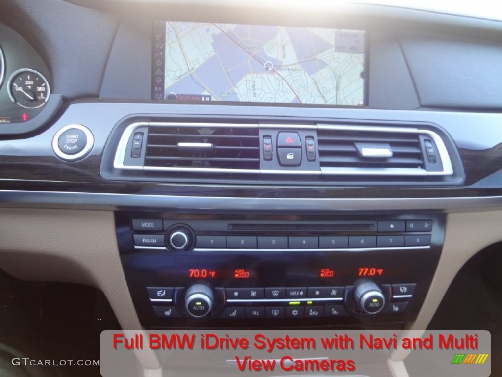 2010 7 Series 750Li xDrive Sedan - Milano Beige Metallic / Saddle/Black Nappa Leather photo #8