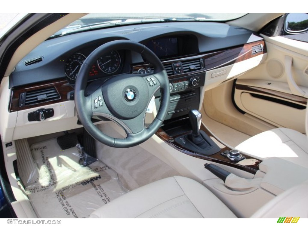 Cream Beige Interior 2012 BMW 3 Series 335i xDrive Coupe Photo #79231061