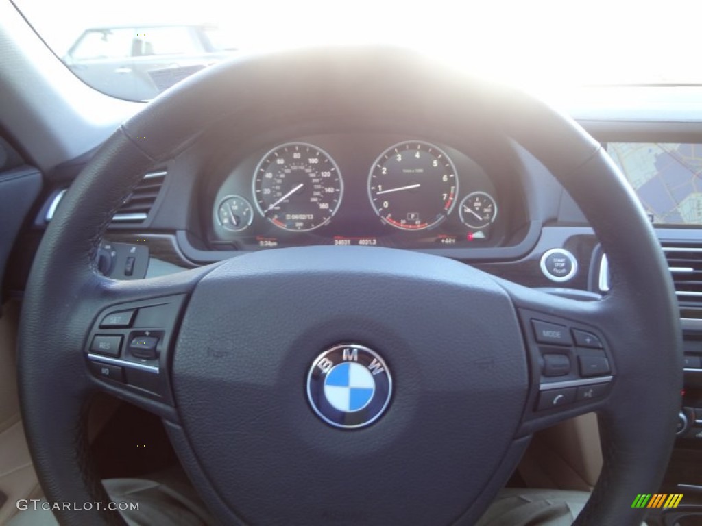 2010 7 Series 750Li xDrive Sedan - Milano Beige Metallic / Saddle/Black Nappa Leather photo #28