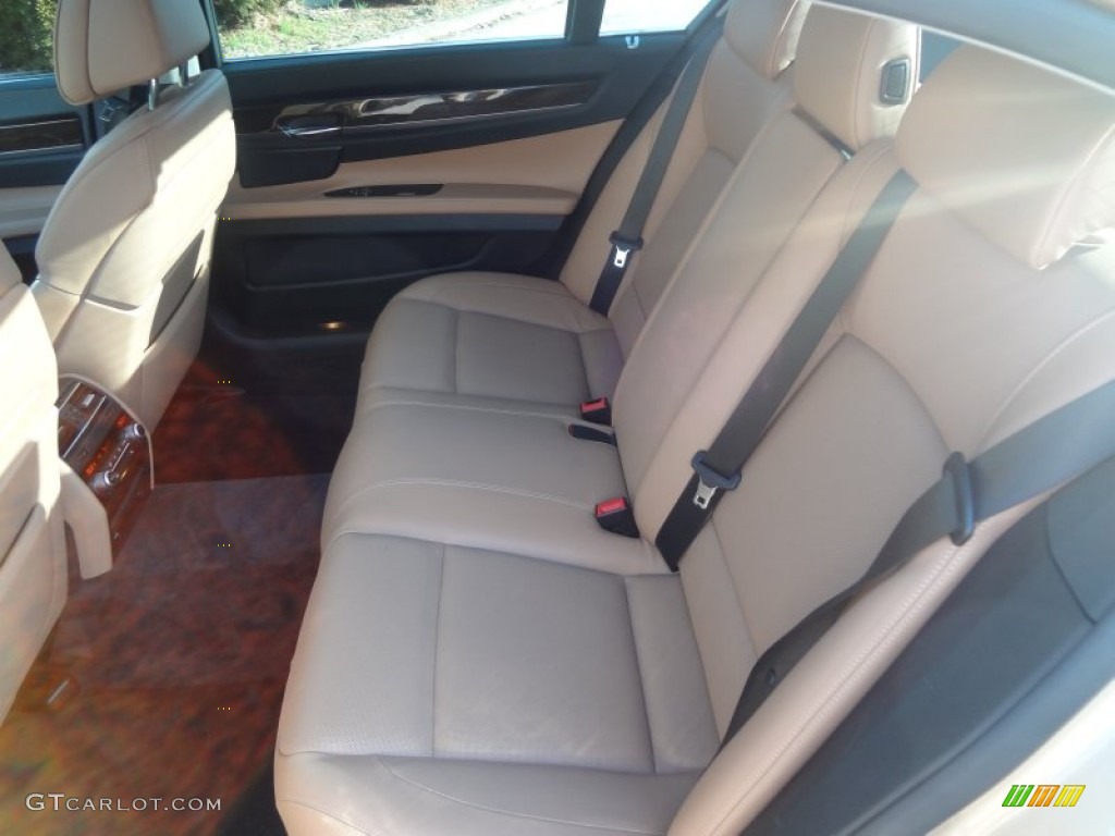 2010 7 Series 750Li xDrive Sedan - Milano Beige Metallic / Saddle/Black Nappa Leather photo #30
