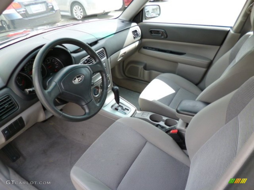 Graphite Gray Interior 2008 Subaru Forester 2.5 X Photo #79231446