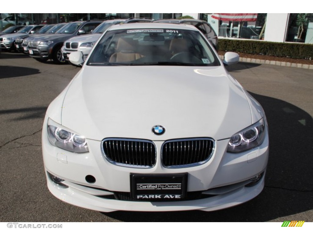 2011 3 Series 328i xDrive Coupe - Alpine White / Saddle Brown Dakota Leather photo #2