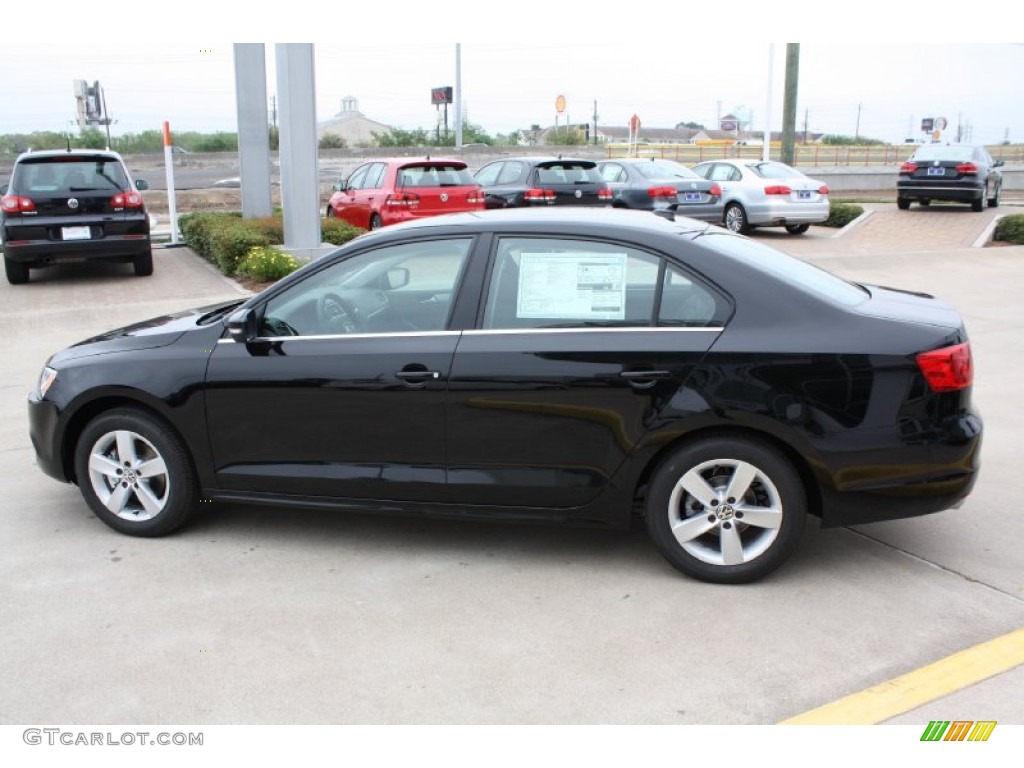 2013 Jetta TDI Sedan - Black Uni / Titan Black photo #6