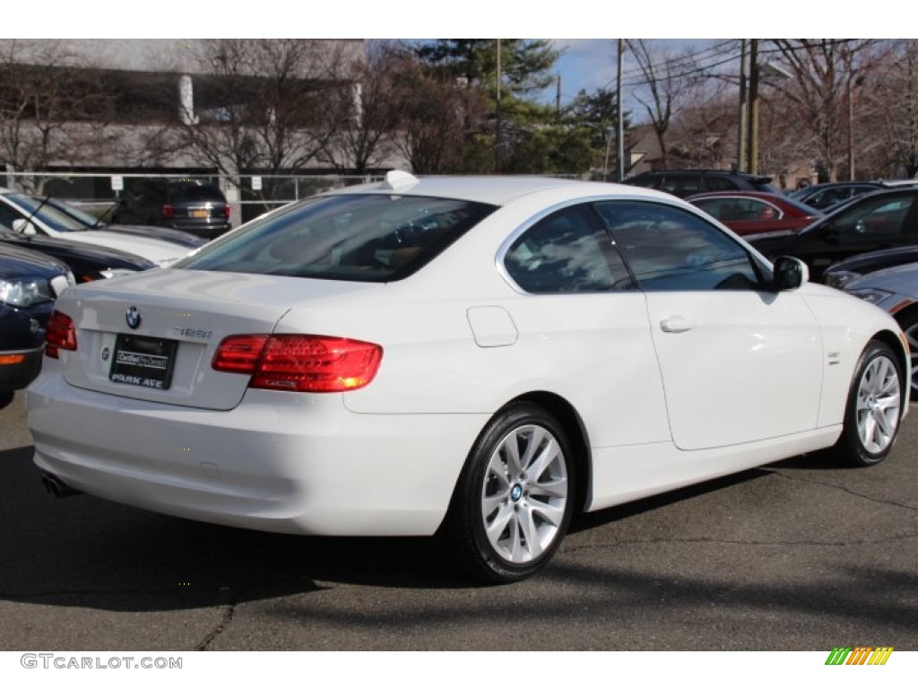 2011 3 Series 328i xDrive Coupe - Alpine White / Saddle Brown Dakota Leather photo #5