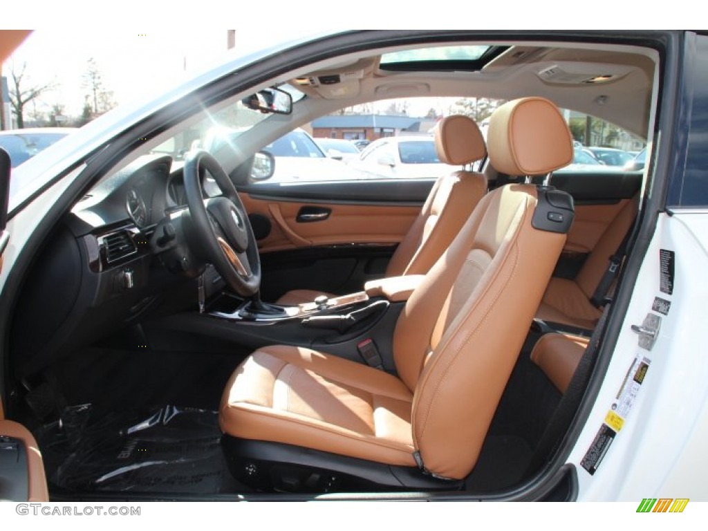 2011 3 Series 328i xDrive Coupe - Alpine White / Saddle Brown Dakota Leather photo #11