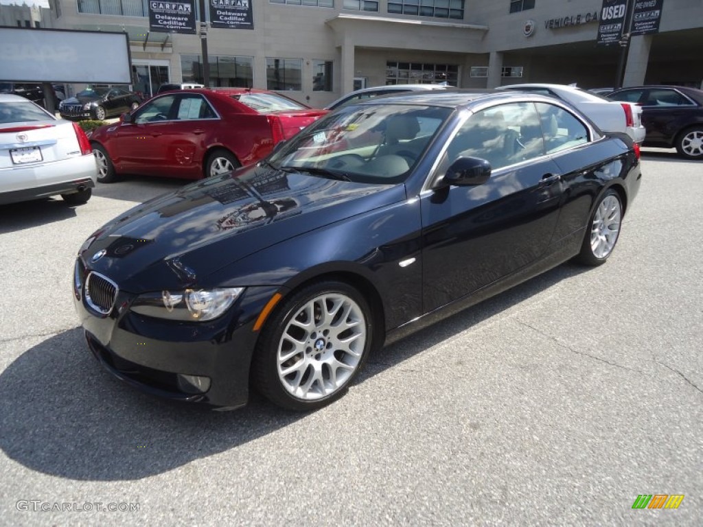 2010 3 Series 328i Convertible - Monaco Blue Metallic / Cream Beige photo #2