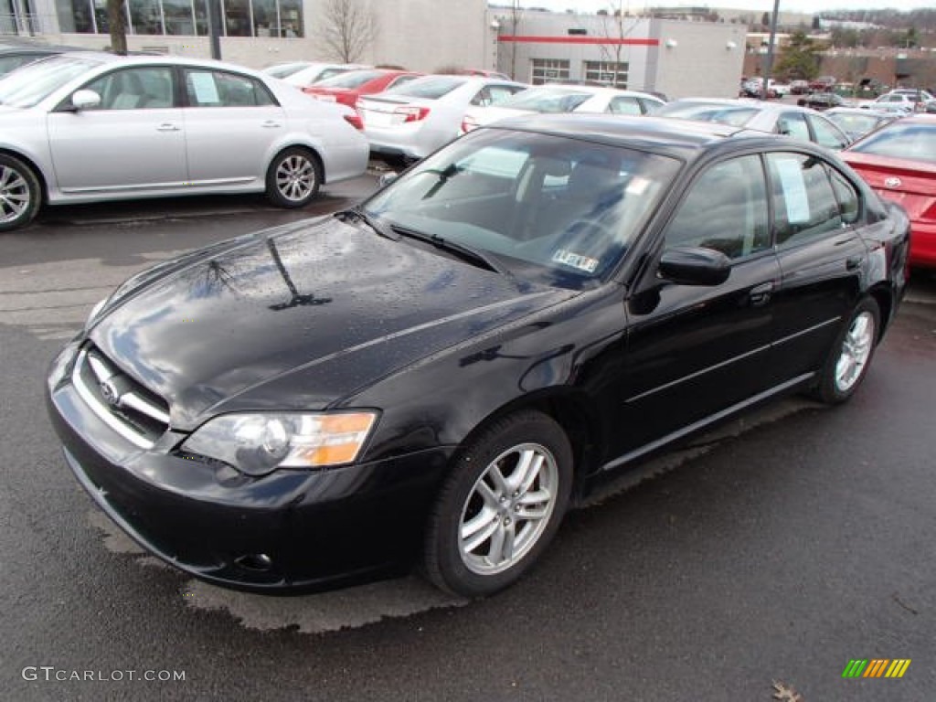 Obsidian Black Pearl 2005 Subaru Legacy 2.5i Sedan Exterior Photo #79232407